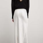 Satin Midi Skirt