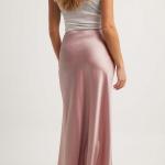 Satin Midi Skirt