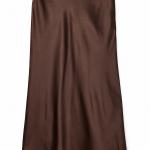 Satin Midi Skirt