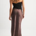 Satin Midi Skirt