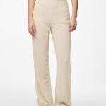 PCVINSTY LINEN-BLEND TROUSERS