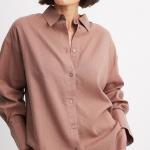 Linen Blend Buttoned Top