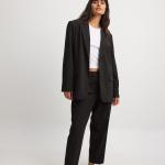 Oversized One Button Blazer