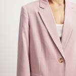 Oversized One Button Blazer