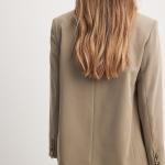 Oversized One Button Blazer