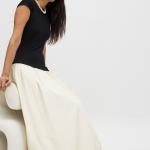 Jersey Ballon Skirt Midi Dress