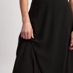 Balloon Fit Midi Skirt