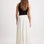 Balloon Fit Midi Skirt