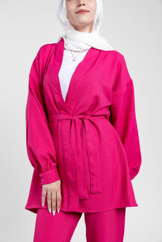 Linen Kimono Set